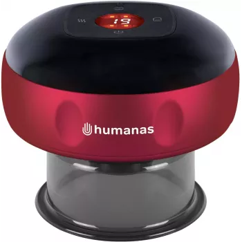 Humanas BB01 Plus elektrooniline kupumassaažiseade - punane