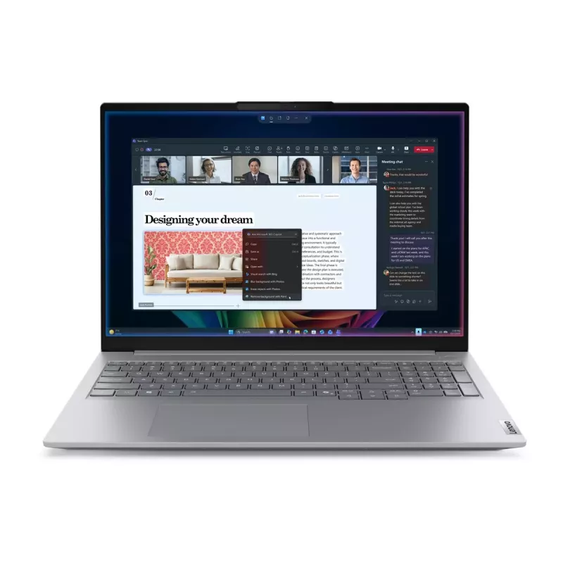 Lenovo ThinkBook 16 G9 IPL Intel Sülearvuti, 16 inch IPS WUXGA Pimendusvastane, Intel Core Ultra 5 325, 16GB DDR5, 512GB SSD, Intel Graphics, Windows 11 Pro, Wi-Fi 7, Bluetooth 5.3, Arctic Grey