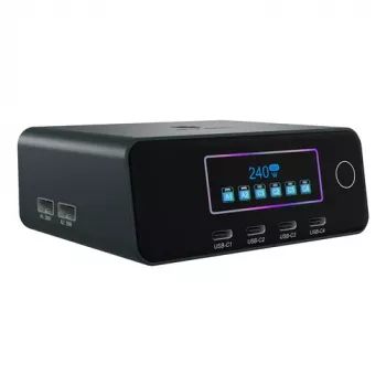 ICY BOX IB-PS2401 Universaalne AC kiirlaadija 90W Must