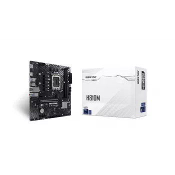 BIOSTAR H810MTE 2.0 emaplaat, Intel H810, LGA 1700, DDR4, Micro ATX