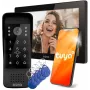 EURA VDP-86A3 10-tolline must uksevideotelefoni monitor koos Tuya Smart rakendusega