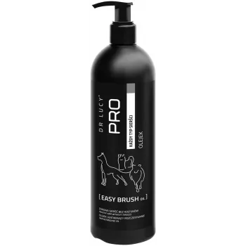 DR LUCY PRO EASY BRUSH OIL 0.5 L - Harjutus- ja hooldusõli koertele, loputatav