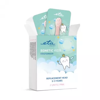 ETA Sonetic Kids 171090100 Asendusharjapead 2-pakk Roosa