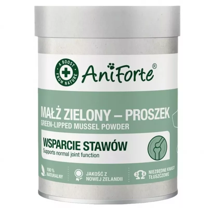 ANF ANIFORTE Green Lipped Mussel Powder koertele ja kassidele - 100g