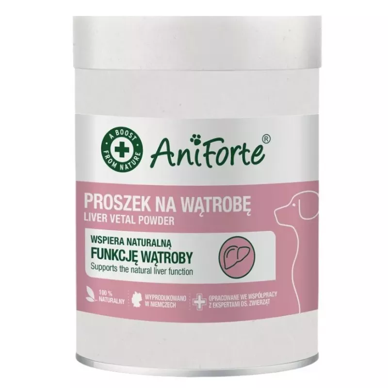 AniForte Liver Vital Powder for Dogs - Liver Support Supplement - 100g