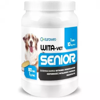 EWE EUROWET Wita-Vet Senior - Toidulisand vanematele koertele - 80 tabletti