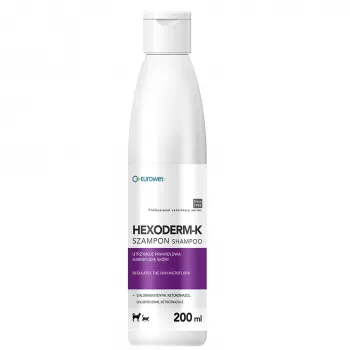 EWE EUROWET Hexoderm-K Meditsiiniline Šampoon Koertele ja Kassidele 200ml