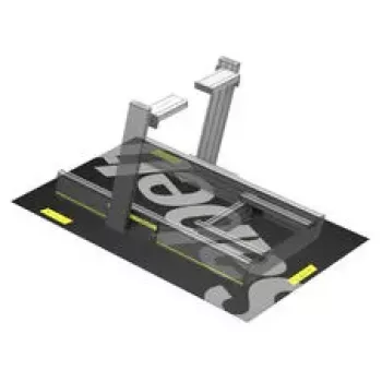 SABELT SIM RACING Sabelt Sim Floor Mat, 170 × 100 cm, libisemiskindel, must