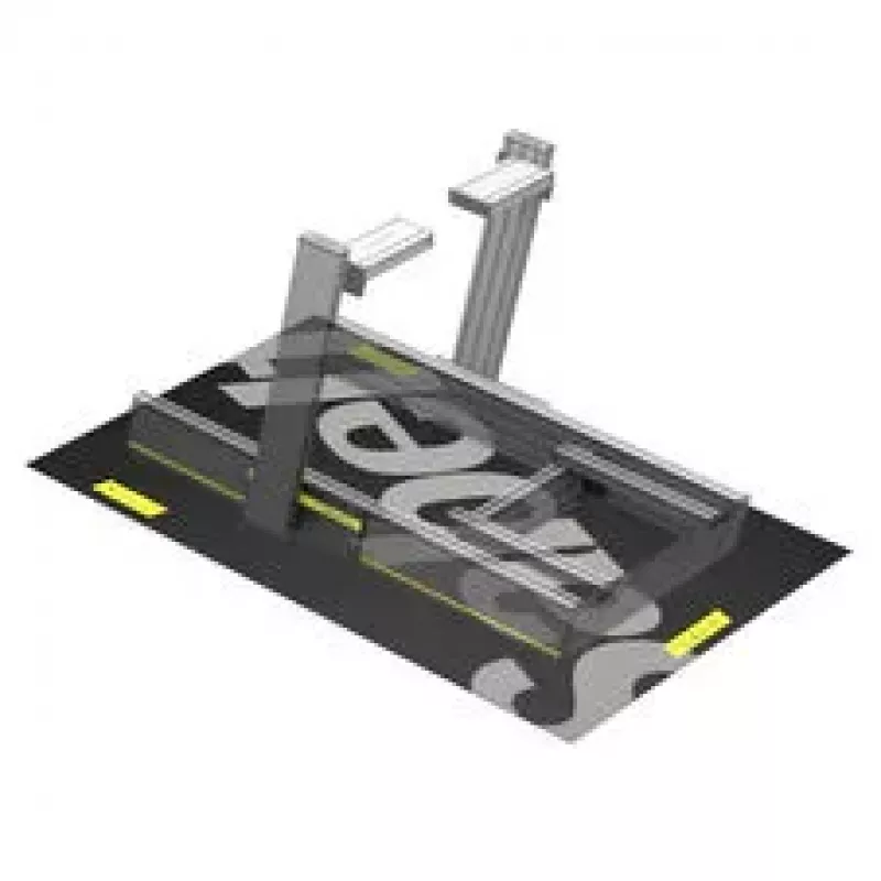 SABELT SIM RACING Sabelt Sim Floor Mat, 170 × 100 cm, libisemiskindel, must
