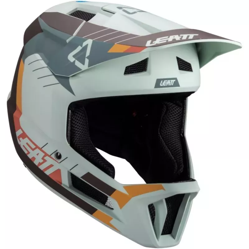 LEATT MTB Gravity 2.0 V25 täiskattega jalgrattakiiver, suurus M, Mint