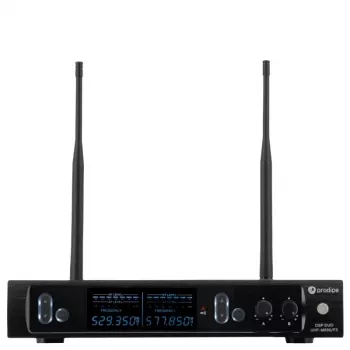 PDE Prodipe M850 DSP Duo UHF F5 - UHF juhtmevaba mikrofonisüsteem 2 käsimikrofoniga