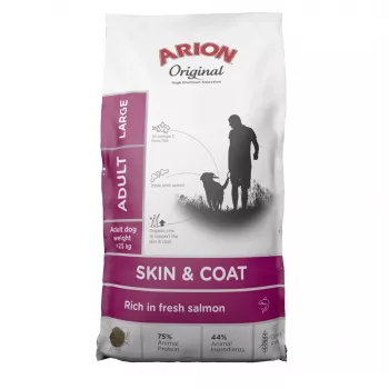 AIN ARION Original Skin & Coat Large Salmon - kuiv koeratoit - 12kg