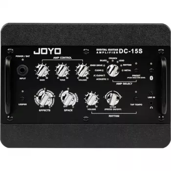 JYO JOYO DC-15S 15W kitarri võimendi Bluetoothi, laetava aku, 9 võimendimudeli, 6 efekti, trummimasina, looperi ja häälestajaga