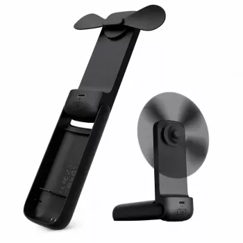AEL Aecooly Pocket 01 Kokkupandav Käeshoitav Ventilaator, Must
