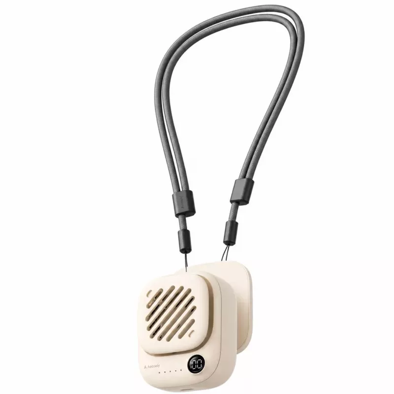 AEL Aecooly Click 01 Mini kaasaskantav kaelaventilaator - Beež