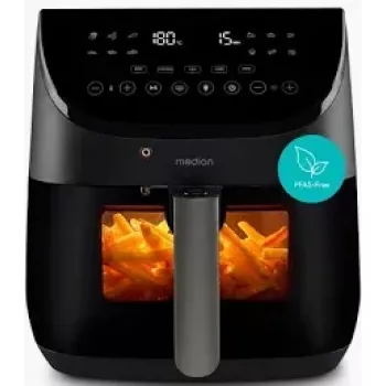 MEDION MD 13060 X20 XXL õhufritüür 6.6 L Must 1700 W toidutermomeetriga