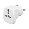 Goobay 94026 Reisadapter UK, US, IT, CH – EU, Valge
