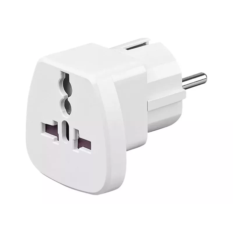 Goobay 94026 Reisadapter UK, US, IT, CH – EU, Valge