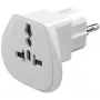 Goobay 94026 Reisadapter UK, US, IT, CH – EU, Valge