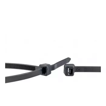 WKK Must UV-stabiliseeritud kaabliside 200x4,8mm 100 tk
