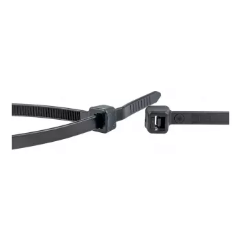 WKK Must UV-stabiliseeritud kaabliside 370x4,8mm 100 tk