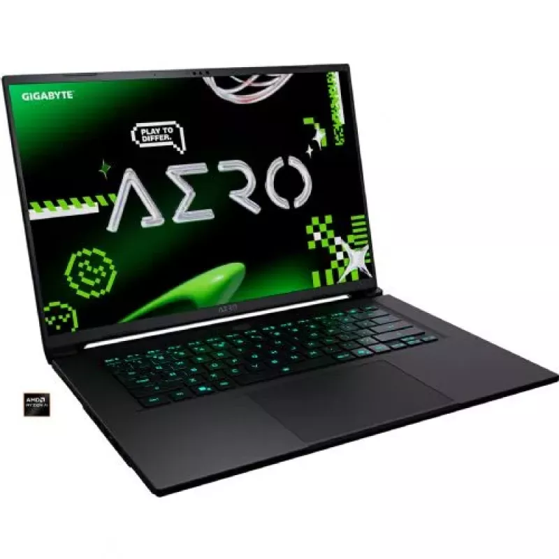 Gigabyte Aero X16 1VH93DEC64AH sülearvuti, AMD Ryzen 7, 32 GB RAM, SSD, 16.0" WQXGA (taastatud toode)