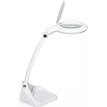 MAUL MAULiris LED suurendusega lauavalgusti, 3 dioptrit (1.75x), 127 mm lääts, 760 lm, 6500 K, 9 W, valge