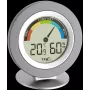 TFA 30.5019 Thermo-Hygrometer COSY - Digitaalne sisetemperatuuri ja -niiskuse mõõtur koos max/min mäluga, mugavustsooni indikaatoriga, LCD-ekraaniga, valge