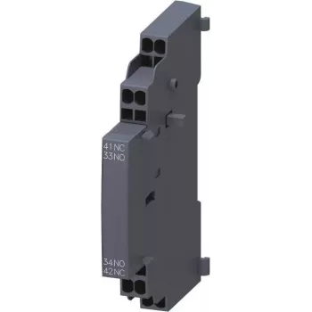 Siemens SIRIUS 3RV2 Abilüliti 3RV2901-2A, külgkinnitusega, 2 NO + 2 NC kontaktid, kruviühendused