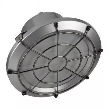 SYNERGY21 LED Spot Pendant Light UFO with Ball Protection Cage S 100W 14000lm 5000K IP65 Black