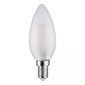 SYNERGY21 LED Retrofit E14 Küünlalamp 4.5W Soe Valge Dimmable Milky