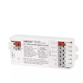 Miboxer LED-kontroller 3in1 RGB/RGBW/RGB+CCT Zigbee 3.0 2.4G E3-ZR
