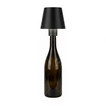 SYNERGY21 LED laualamp, laetava akuga pudelitele - välikasutuseks IP54 - puutetundlik lüliti hämardusega - antratsiit