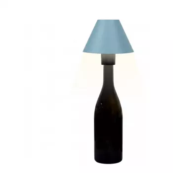 SYNERGY21 Synergy 21 LED laualamp, laetava akuga pudelitele, välikasutuseks IP54, puutetundlik lüliti, hämardatav, sinine