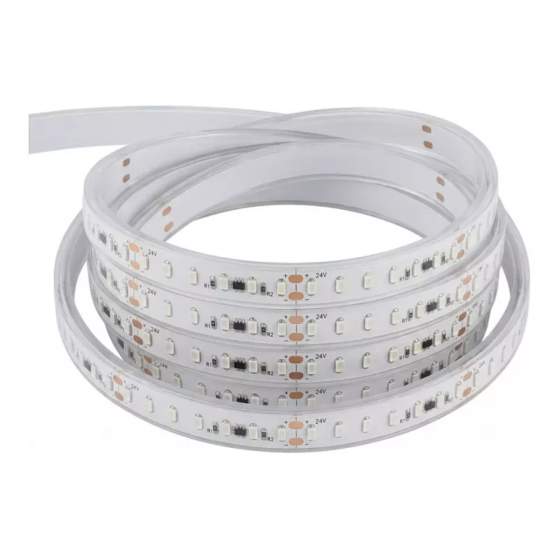 SYNERGY21 LED Flex Strip 2835 - 126 SWW DC24V 48W IP67+ Sauna/Wellness