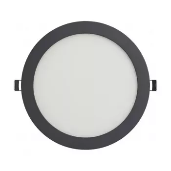 SYNERGY21 LED Ultra Slim Panel Light V6 24W Dual White (CCT) Black 24V