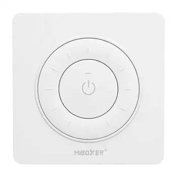 MIBOXER K3P-W 2.4GHz LED-pult pöördrattaga kahe valge CCT ümarate nurkadega valge