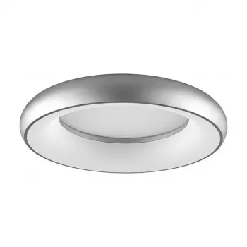 SYNERGY21 LED ümmargune laelamp Donut soe valge hõbedane 35W