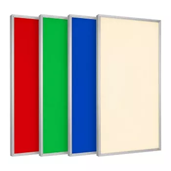 SYNERGY21 LED-valgustuspaneel 300x1200 RGB-CCT 24V V3 hõbedane