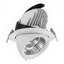 SYNERGY21 LED süvistatav valgusti 40W Valge, kallutatav, soe valge