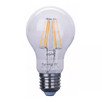SYNERGY21 LED Retrofit E27 A60 Bulb Clear 10W Warm White Dimmable