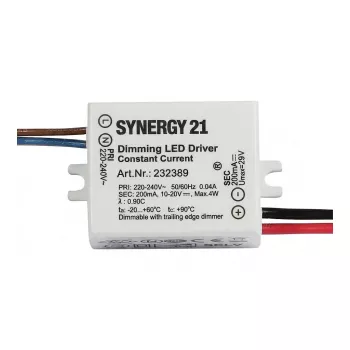 SYNERGY21 Synergy 21 LED süvistatav laevalgusti Helios toiteallikaga TRIAC-hämardatav