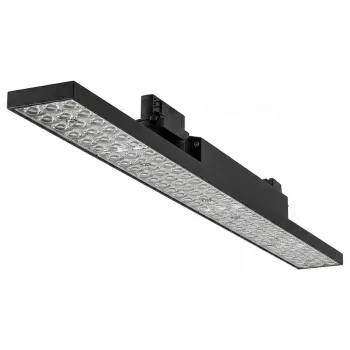 SYNERGY21 LED Track Light 48W 60° Warm White CRI>90 Black for 3-Phase Track System