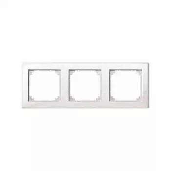 MERTEN 3-kohaline raamikate Polar White 22,3 x 8,1 cm