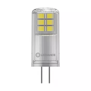 OSRAM LED PIN 12V P 2.2W 827 Clear G4 12V Madalpinge LED-lamp pistikupesaga
