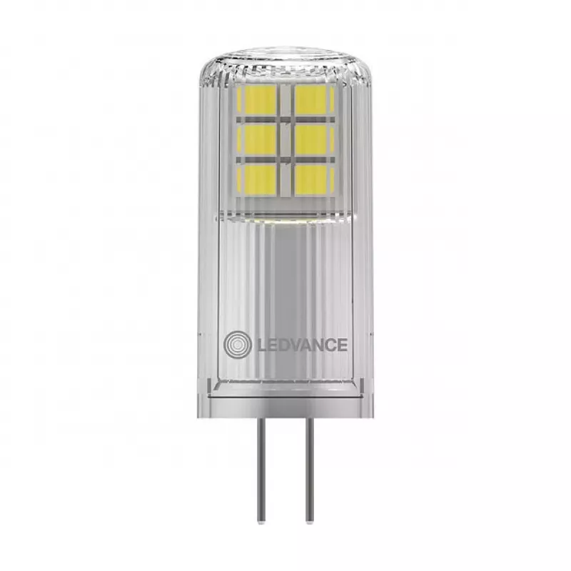 OSRAM LED PIN 12V P 2.2W 827 Clear G4 12V Madalpinge LED-lamp pistikupesaga