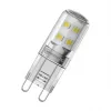 OSRAM LED PIN G9 P 1.9W 827 Clear G9 LED-lamp koos retrohoidikuga