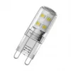 OSRAM LED PIN G9 P 1.9W 827 Clear G9 LED-lamp koos retrohoidikuga