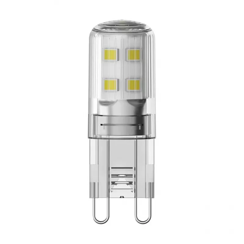 OSRAM LED PIN G9 P 1.9W 827 Clear G9 LED-lamp koos retrohoidikuga