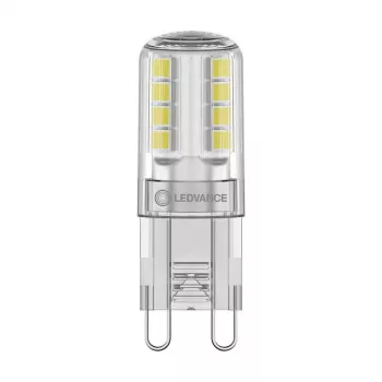 OSRAM LED PIN G9 2.6W 827 Clear G9 LED-lamp koos retro-pistikupesaga